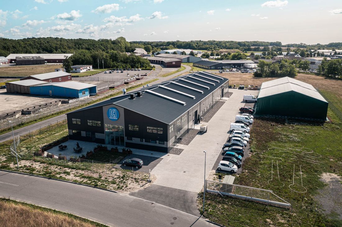 3000 m2 nybygget maskinfabrik | KH Maskinfabrik